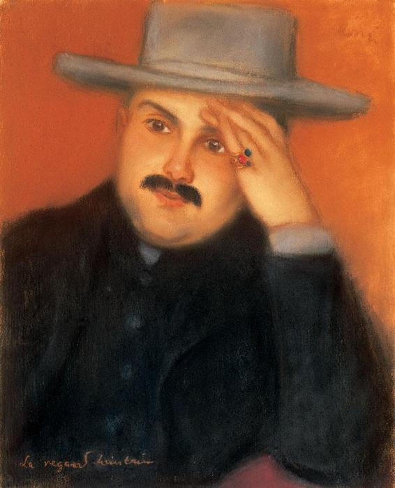 Wikioo.org - The Encyclopedia of Fine Arts - Painting, Artwork by Jozsef Rippl Ronai - Portrait of Count Andor Somssich