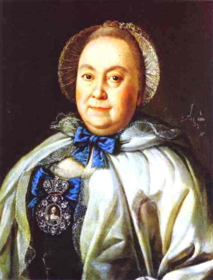 WikiOO.org - Encyclopedia of Fine Arts - Maľba, Artwork Alexey Petrovich Antropov - Portrait of Countess M. A. Rumyantzeva