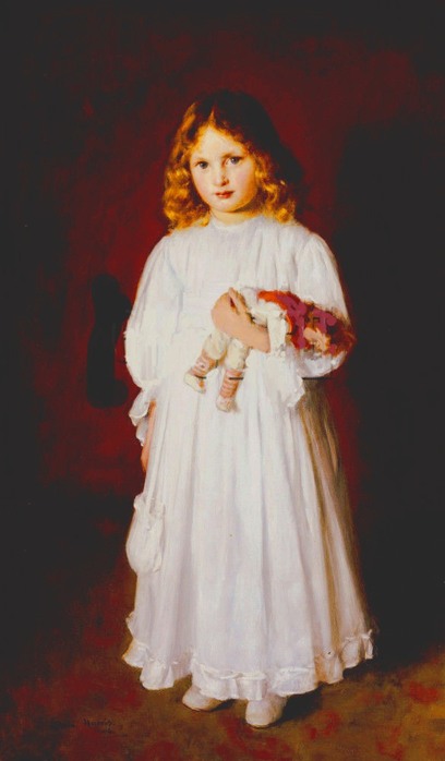 WikiOO.org - Encyclopedia of Fine Arts - Maľba, Artwork Edwin Harris - A Portrait Of Dorothy