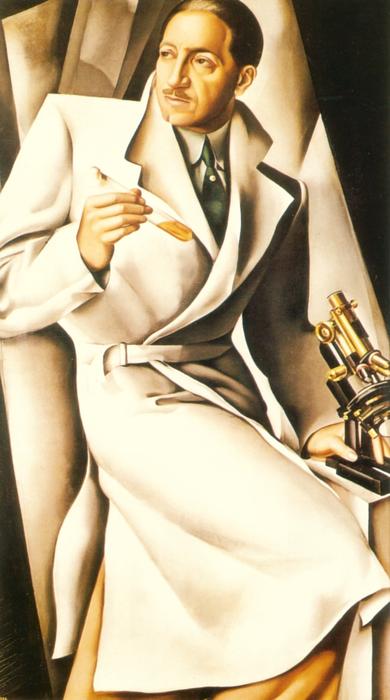 WikiOO.org - Encyclopedia of Fine Arts - Maalaus, taideteos Tamara De Lempicka - Portrait Of Dr. Boucard