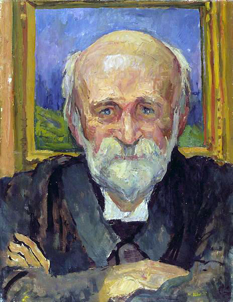 WikiOO.org - 백과 사전 - 회화, 삽화 Giovanni Giacometti - Portrait of Dr. H.A. Widmer