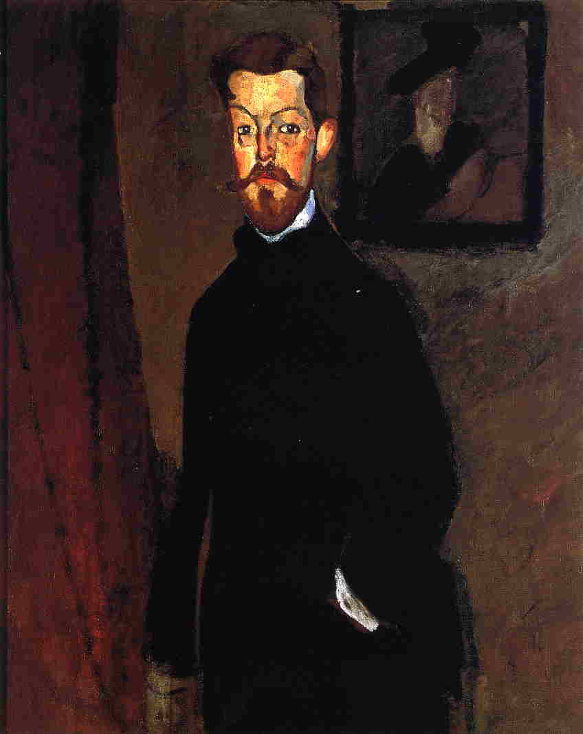 Wikioo.org - The Encyclopedia of Fine Arts - Painting, Artwork by Amedeo Modigliani - Portrait of Dr. Paul Alexandre