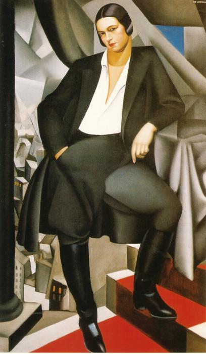WikiOO.org - Encyclopedia of Fine Arts - Lukisan, Artwork Tamara De Lempicka - Portrait of the Duchess of La Salle