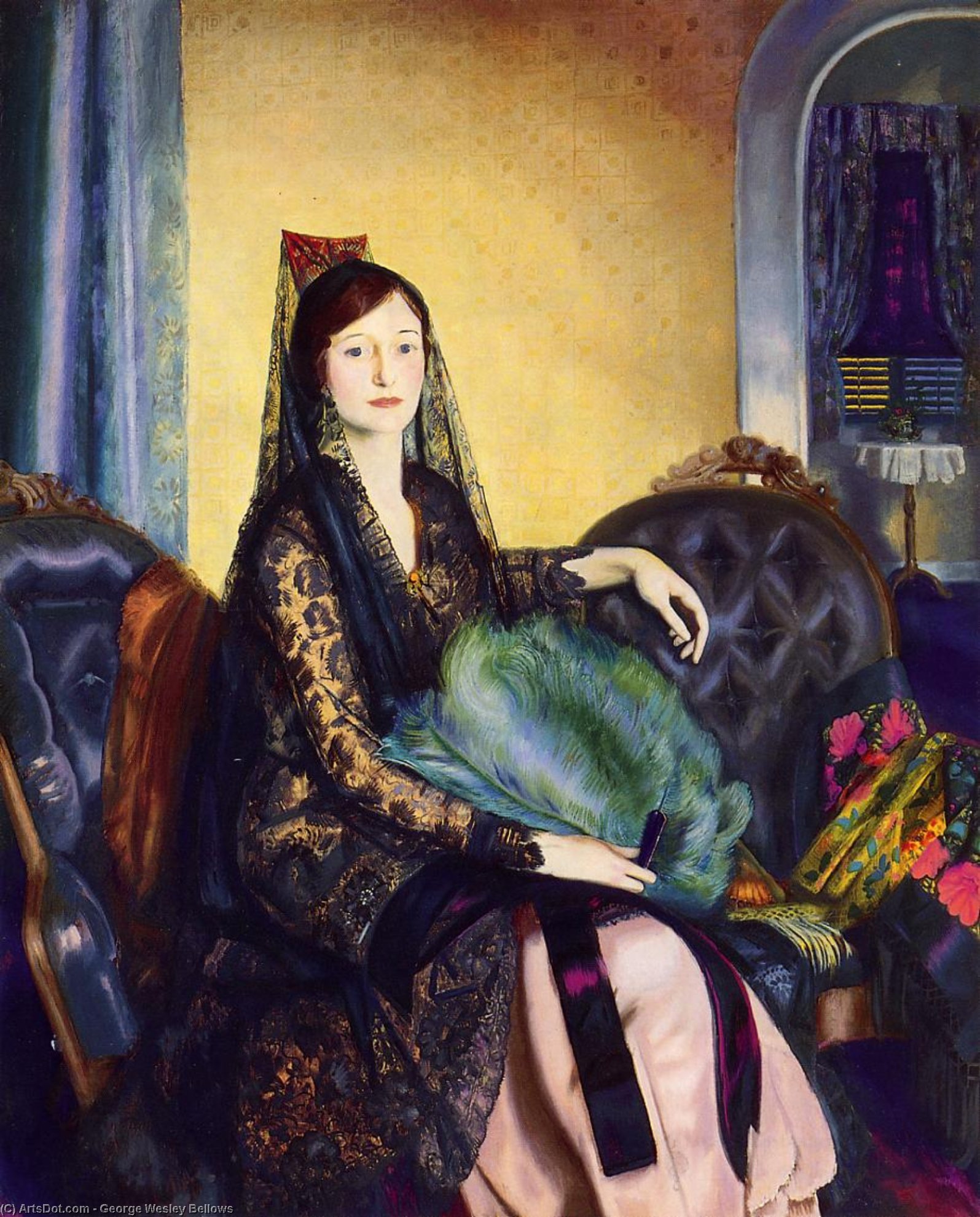 Wikioo.org - Encyklopedia Sztuk Pięknych - Malarstwo, Grafika George Wesley Bellows - Portrait of Elizabeth Alexander
