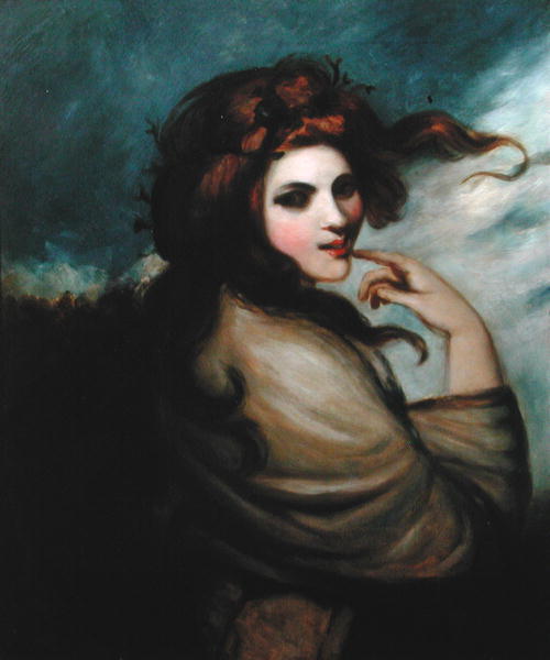 Wikioo.org - Bách khoa toàn thư về mỹ thuật - Vẽ tranh, Tác phẩm nghệ thuật George Romney - Portrait of Emma Hamilton