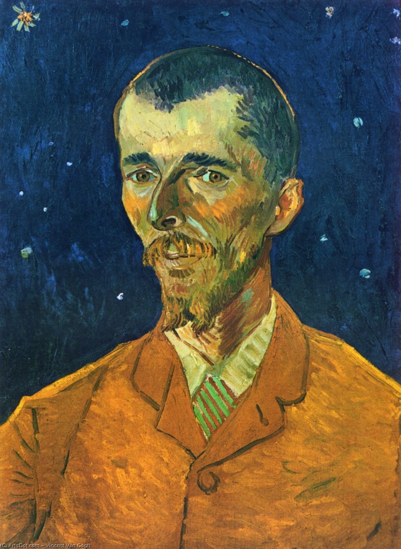 Wikioo.org - The Encyclopedia of Fine Arts - Painting, Artwork by Vincent Van Gogh - Portrait of Eugene Bach
