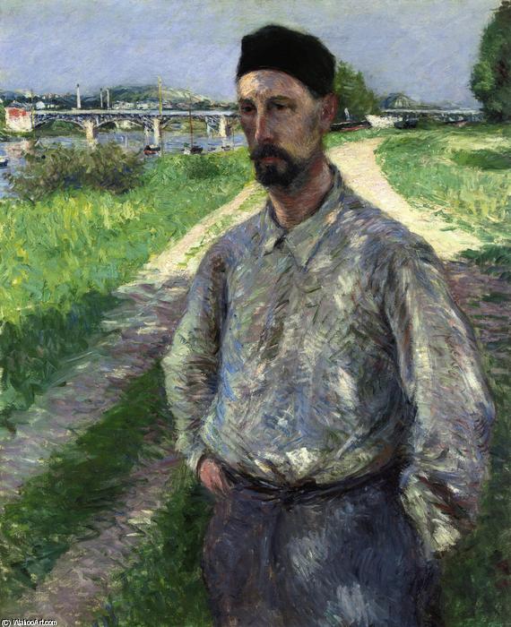 Wikioo.org - The Encyclopedia of Fine Arts - Painting, Artwork by Gustave Caillebotte - Portrait of Eugene Lamy