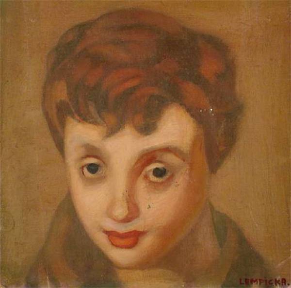 WikiOO.org - אנציקלופדיה לאמנויות יפות - ציור, יצירות אמנות Tamara De Lempicka - Portrait of Françoise Sagan