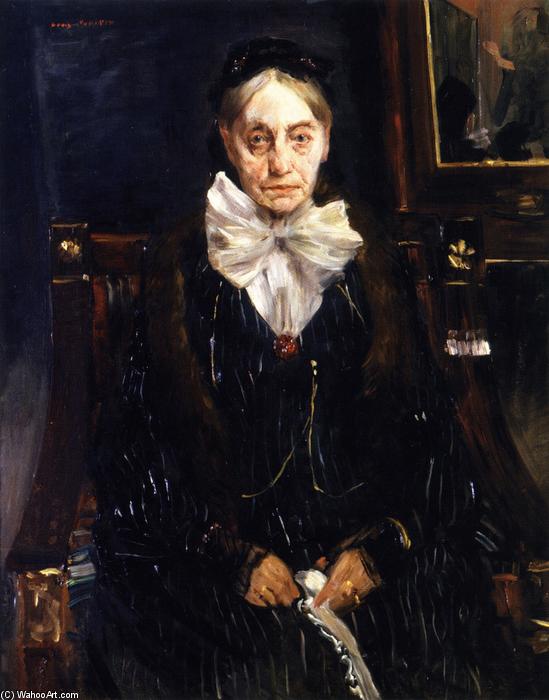 Wikioo.org - The Encyclopedia of Fine Arts - Painting, Artwork by Lovis Corinth (Franz Heinrich Louis) - Portrait of Frau Schreiber