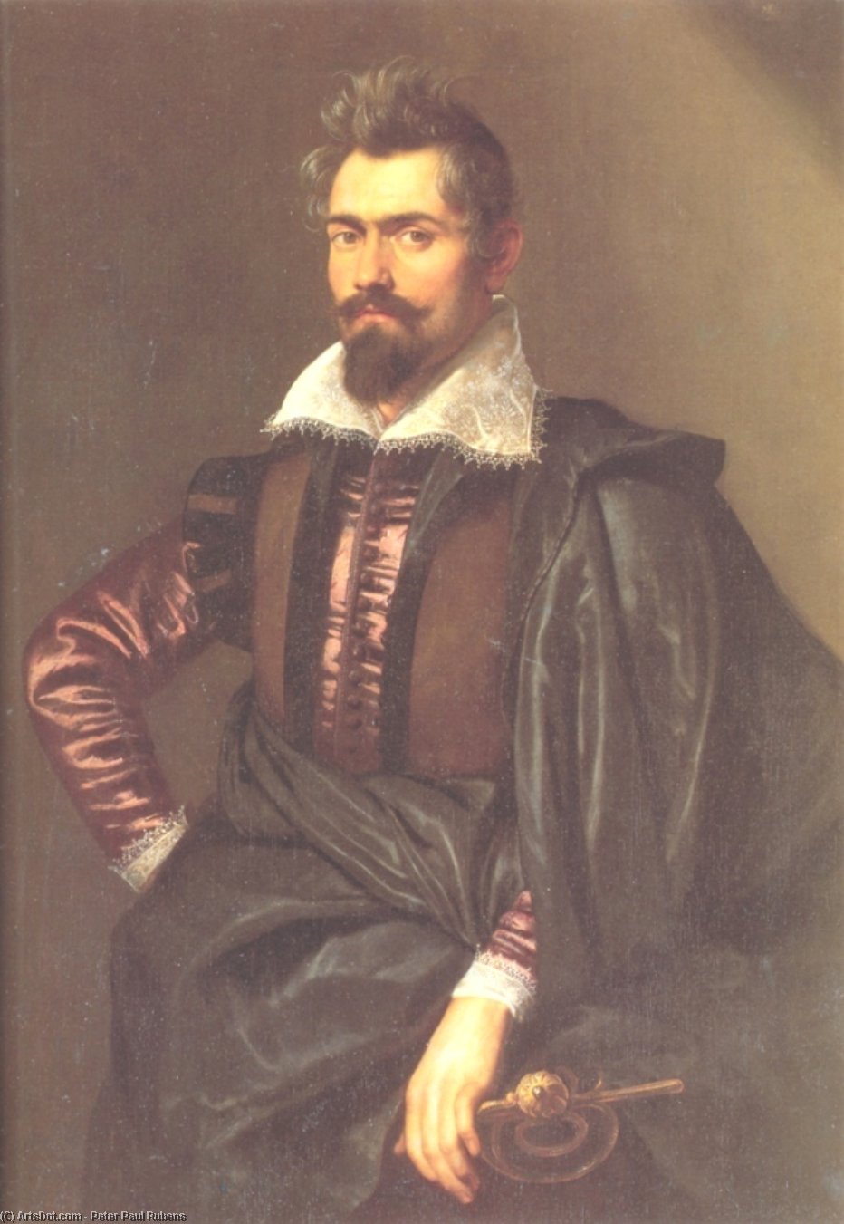 WikiOO.org - Enciklopedija dailės - Tapyba, meno kuriniai Peter Paul Rubens - Portrait of Gaspard Schoppins