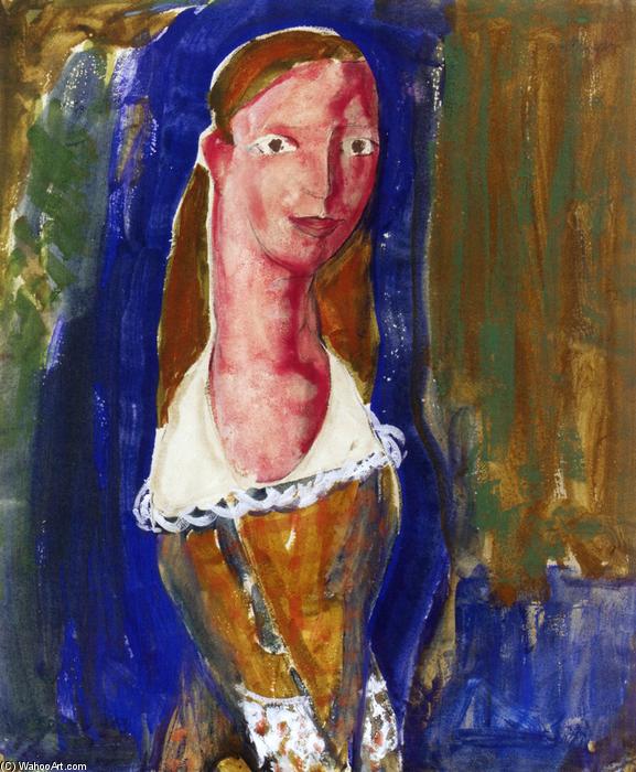 Wikioo.org - Die Enzyklopädie bildender Kunst - Malerei, Kunstwerk von Alfred Henry Maurer - Portrait eines Mädchens