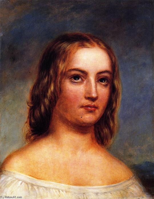 WikiOO.org - Enciclopedia of Fine Arts - Pictura, lucrări de artă Charles Bird King - Portrait of a Girl