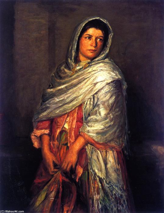 WikiOO.org - Encyclopedia of Fine Arts - Maleri, Artwork Joseph Kleitsch - Portrait of a Gypsy