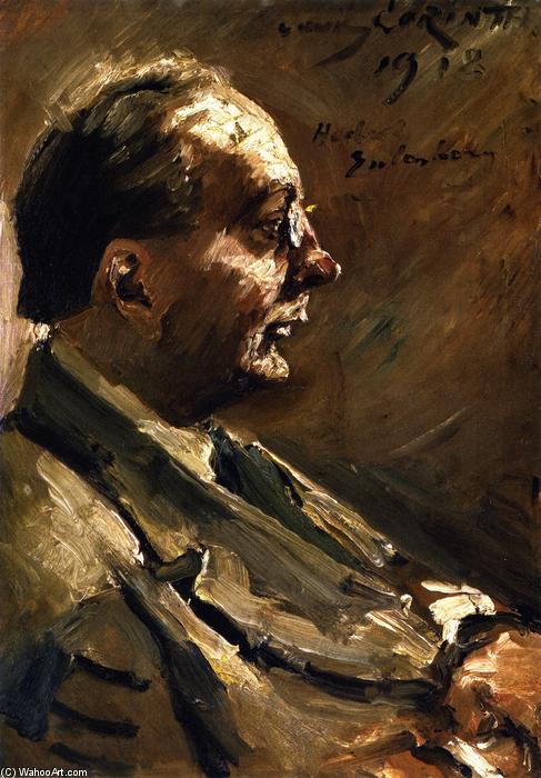 WikiOO.org - Εγκυκλοπαίδεια Καλών Τεχνών - Ζωγραφική, έργα τέχνης Lovis Corinth (Franz Heinrich Louis) - Portrait of Herbert Eulenberg