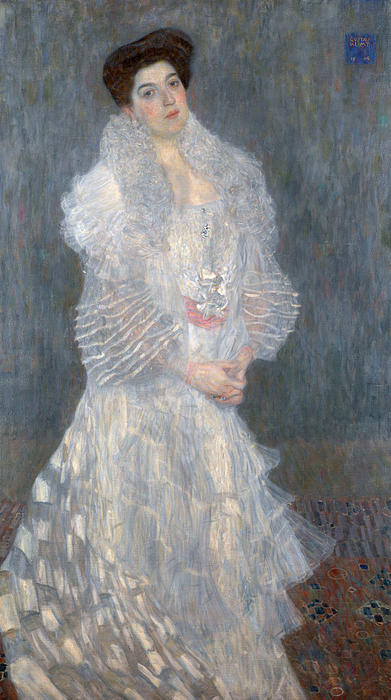 Wikioo.org - The Encyclopedia of Fine Arts - Painting, Artwork by Gustav Klimt - Portrait of Hermine Gallia