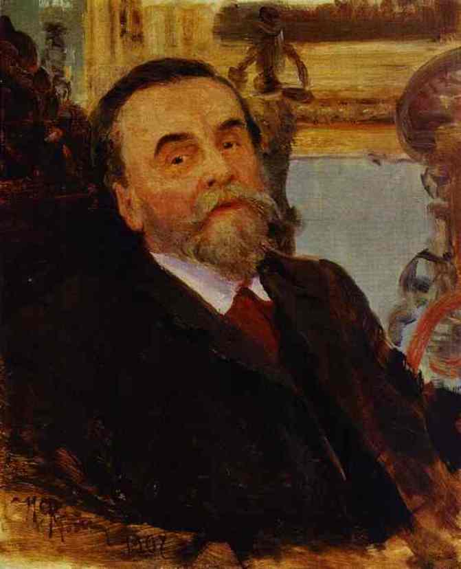 WikiOO.org - Enciklopedija dailės - Tapyba, meno kuriniai Ilya Yefimovich Repin - Portrait of Ivan Zvetkov.