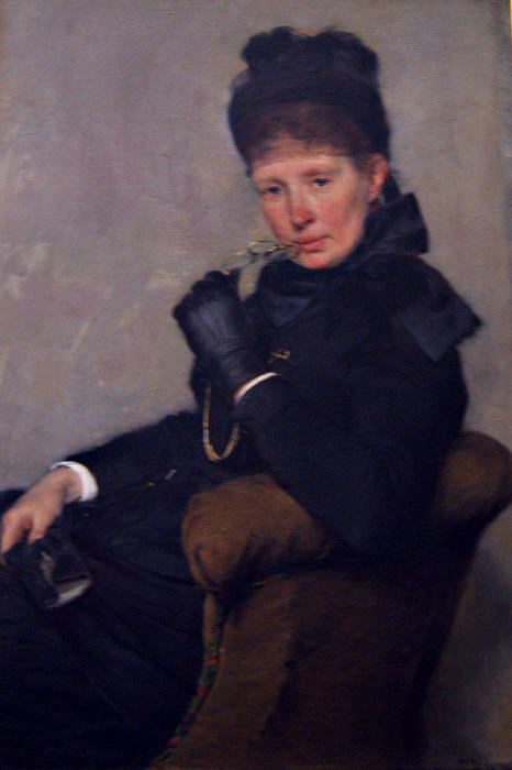 WikiOO.org - Encyclopedia of Fine Arts - Lukisan, Artwork Bertha Wegmann - Portrait of Jeanna Bauck
