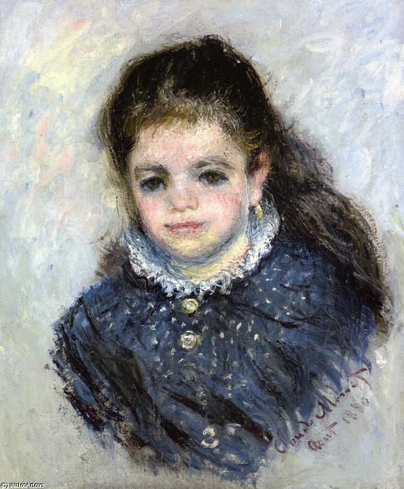 Wikioo.org - The Encyclopedia of Fine Arts - Painting, Artwork by Claude Monet - Portrait of Jeanne Serveau