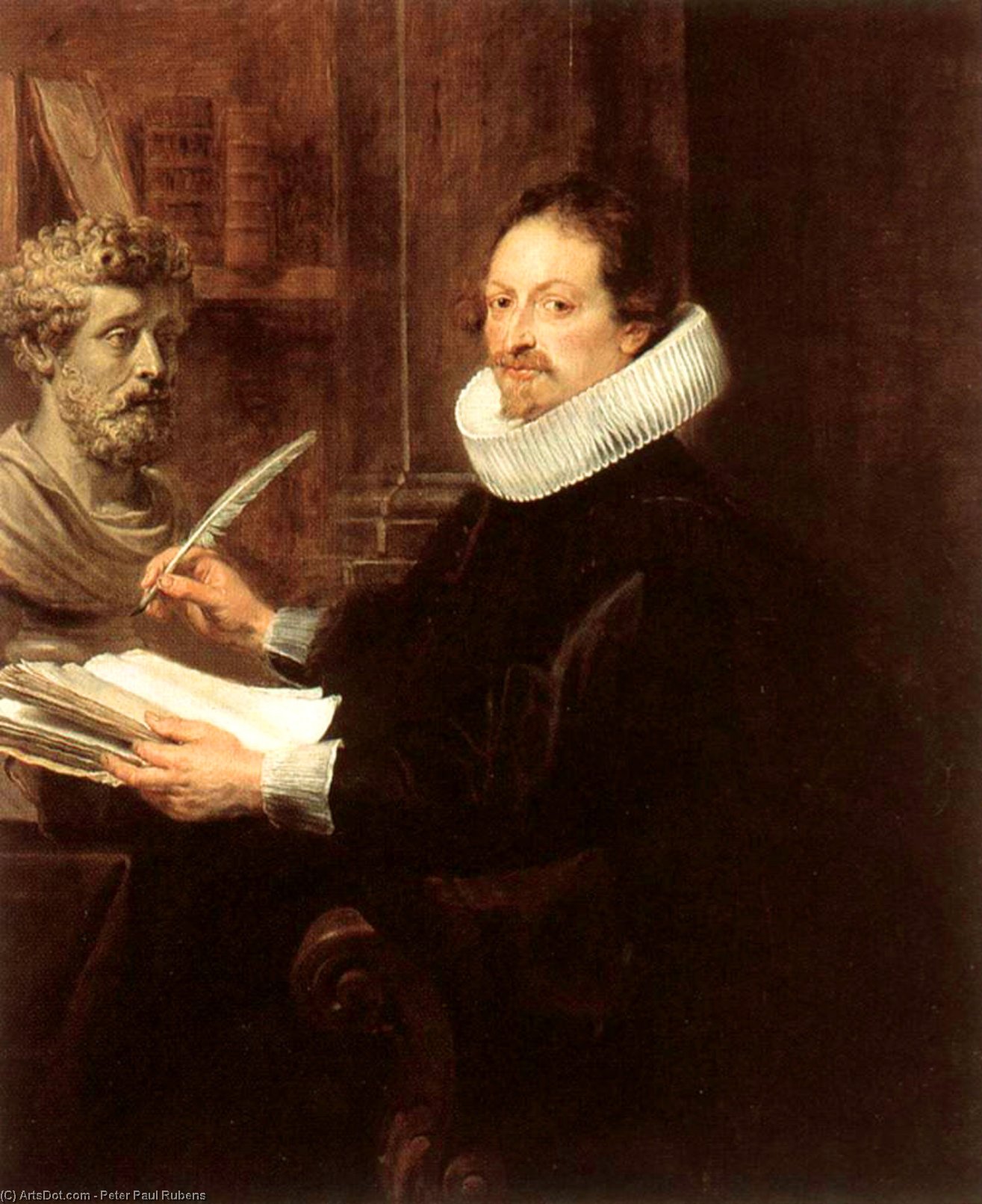 Wikioo.org - Bách khoa toàn thư về mỹ thuật - Vẽ tranh, Tác phẩm nghệ thuật Peter Paul Rubens - Portrait of Jan Gaspar Gevartius