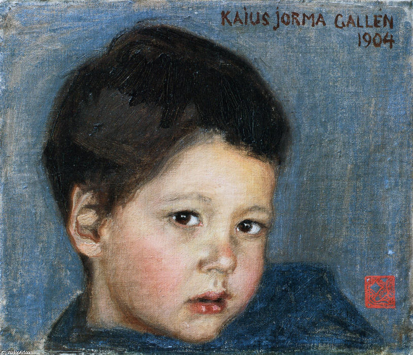 WikiOO.org - Güzel Sanatlar Ansiklopedisi - Resim, Resimler Akseli Gallen Kallela - Portrait of Kaius Jorma Gallén