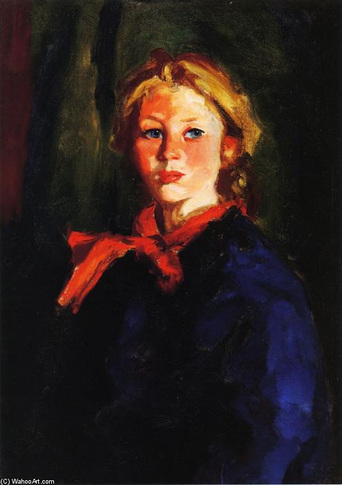 Wikioo.org - The Encyclopedia of Fine Arts - Painting, Artwork by Robert Henri - Portrait of Katie McNamara