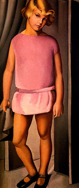 WikiOO.org - Güzel Sanatlar Ansiklopedisi - Resim, Resimler Tamara De Lempicka - Portrait of Kizette