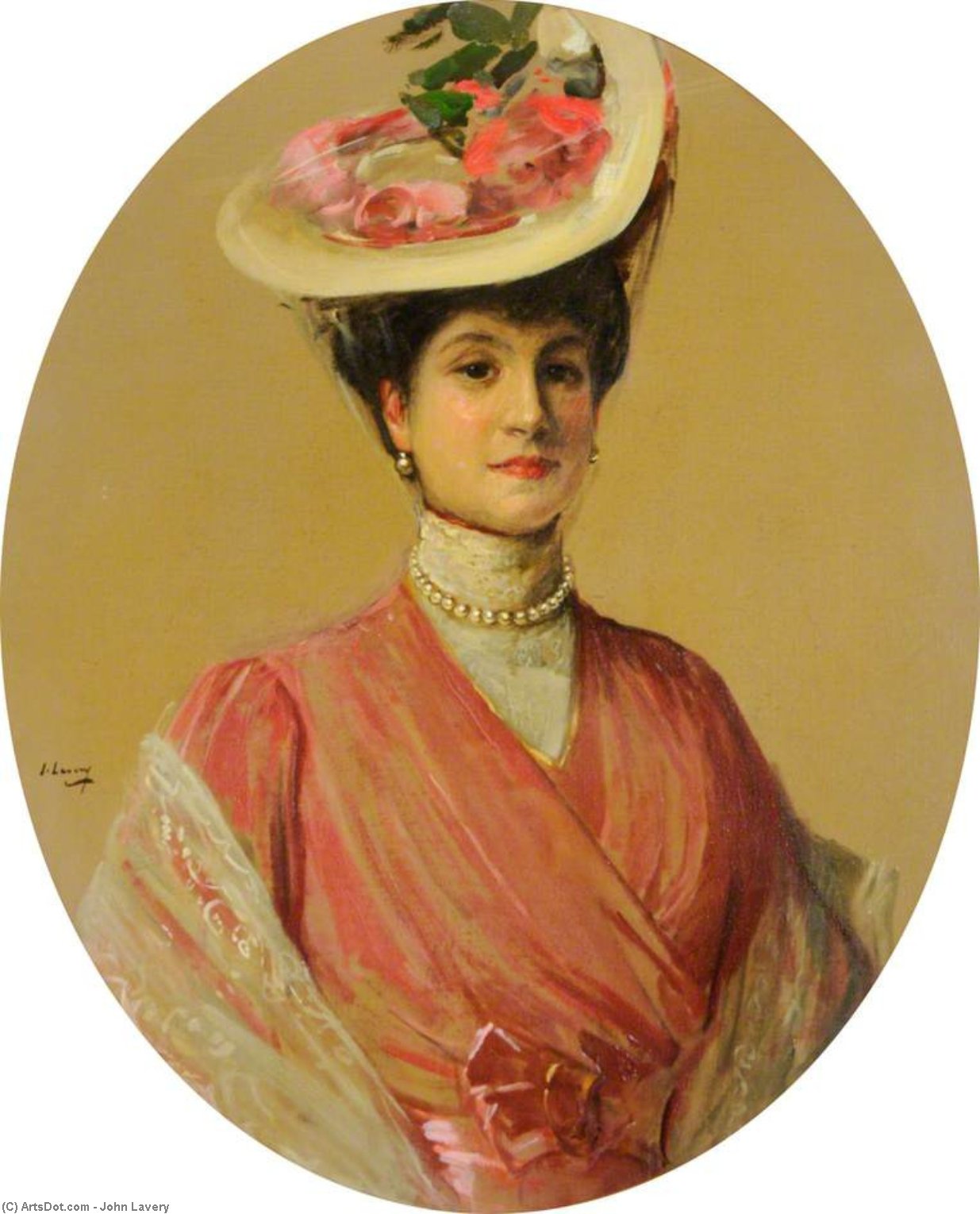 Wikioo.org - The Encyclopedia of Fine Arts - Painting, Artwork by John Lavery - Portrait of a Lady