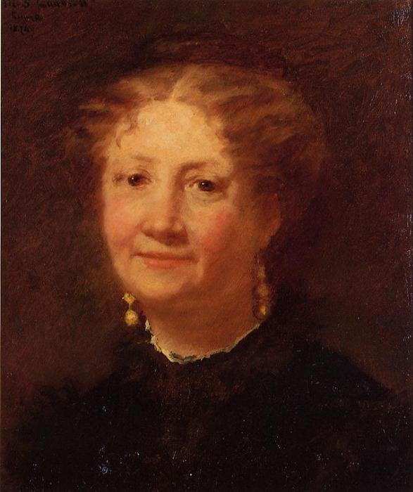 WikiOO.org - Güzel Sanatlar Ansiklopedisi - Resim, Resimler Mary Stevenson Cassatt - Portrait of Madame Cordier