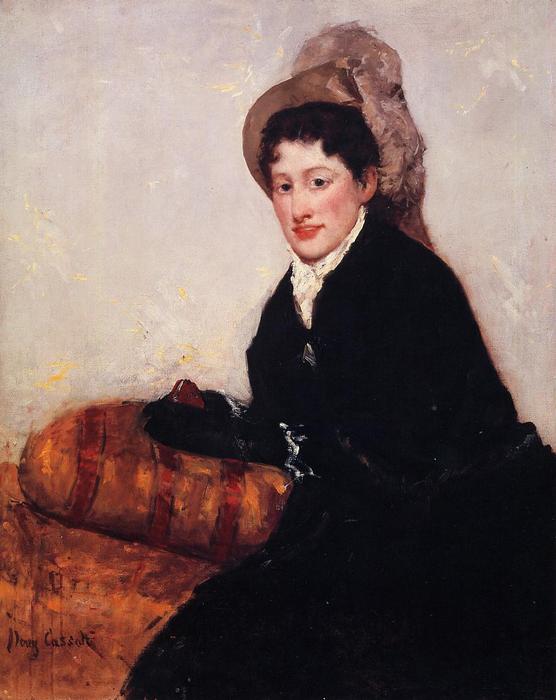WikiOO.org - Encyclopedia of Fine Arts - Maalaus, taideteos Mary Stevenson Cassatt - Portrait of Madame X Dressed for the Matinee