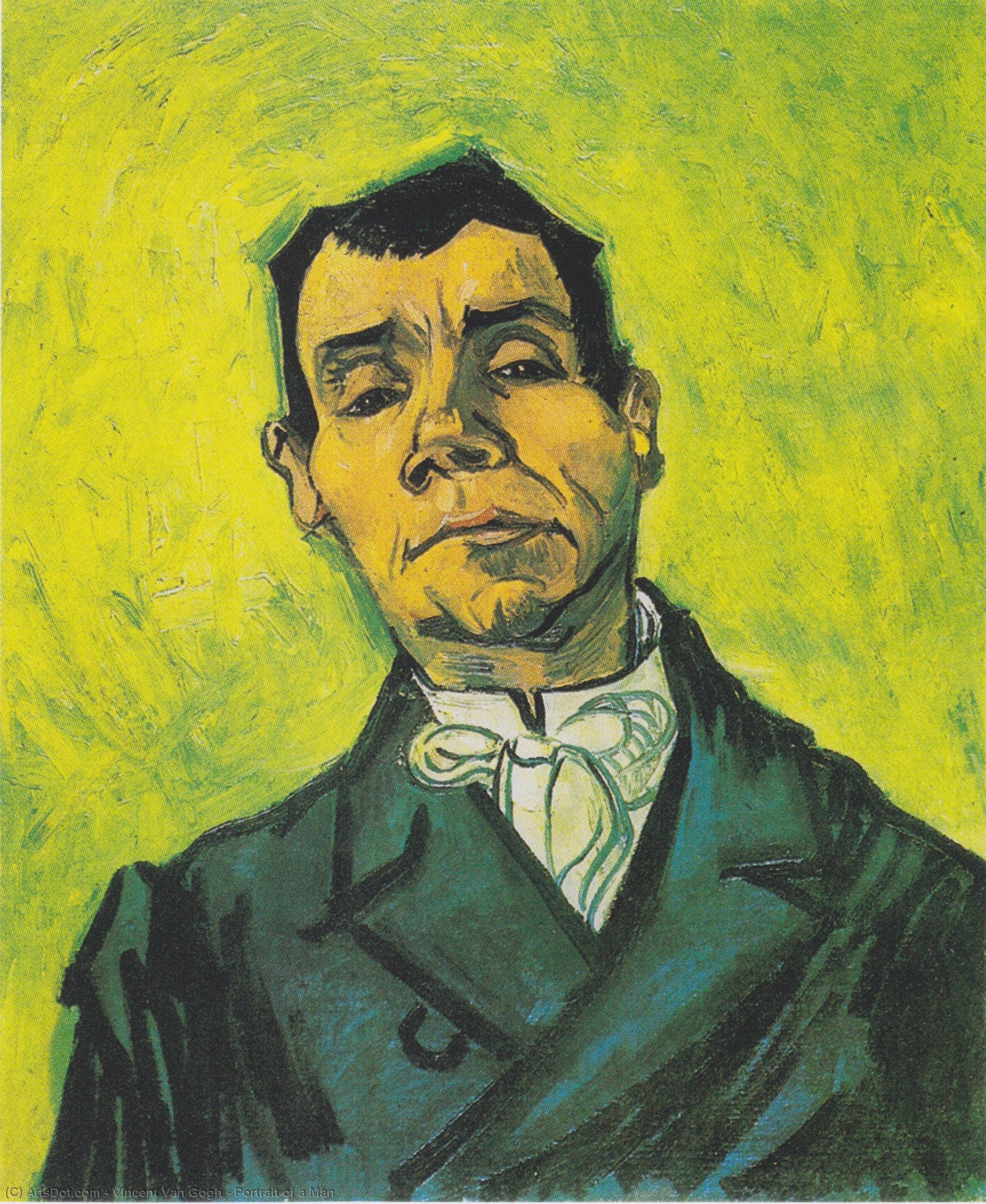 Wikioo.org - The Encyclopedia of Fine Arts - Painting, Artwork by Vincent Van Gogh - Portrait of a Man