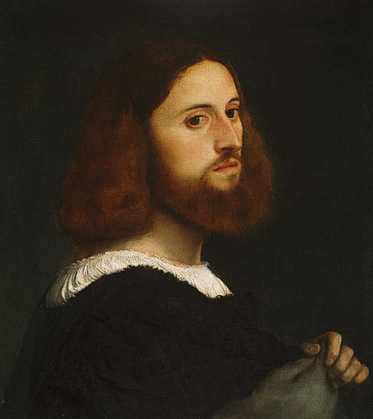 Wikioo.org - The Encyclopedia of Fine Arts - Painting, Artwork by Tiziano Vecellio (Titian) - Portrait of a Man