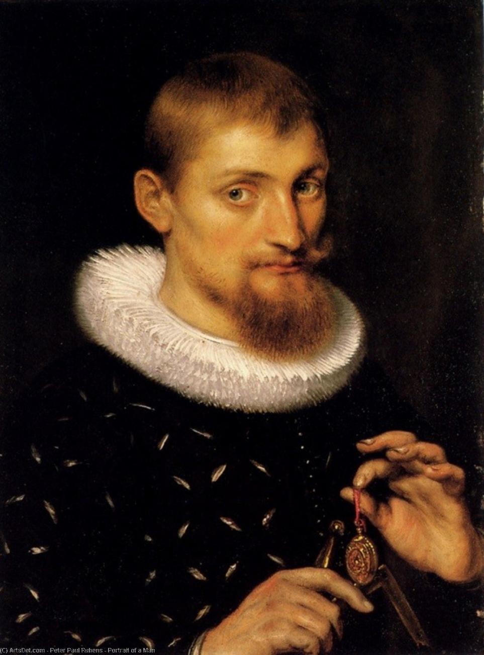 WikiOO.org - Encyclopedia of Fine Arts - Lukisan, Artwork Peter Paul Rubens - Portrait of a Man