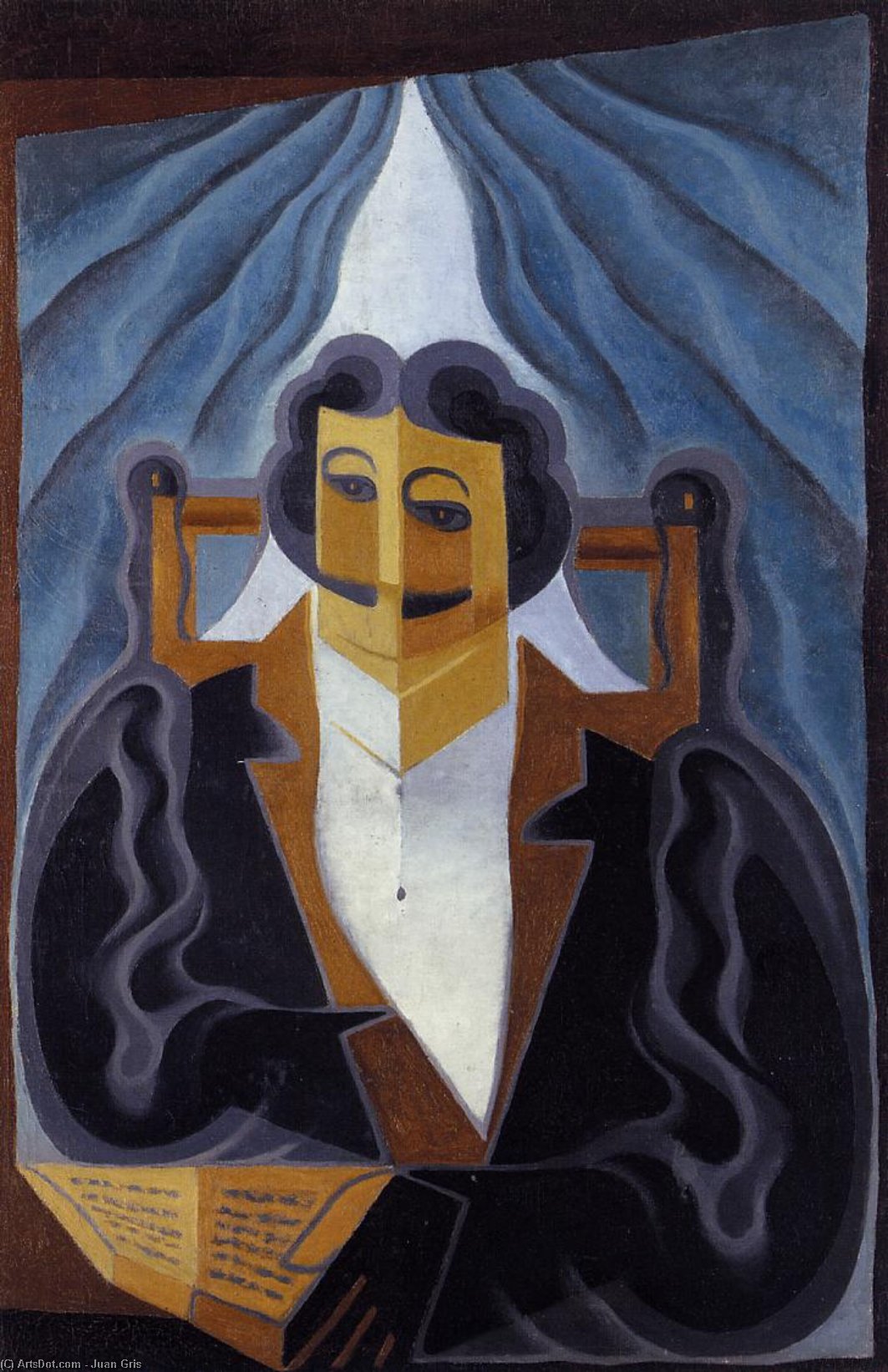 Wikioo.org - The Encyclopedia of Fine Arts - Painting, Artwork by Juan Gris - Portrait of a Man