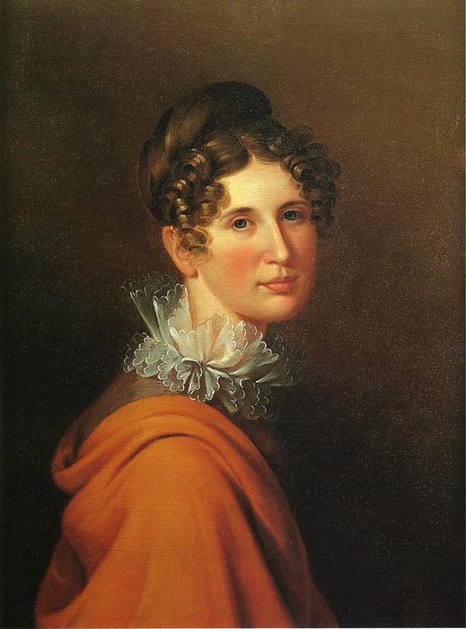 WikiOO.org - אנציקלופדיה לאמנויות יפות - ציור, יצירות אמנות James Peale - Portrait of Margaretta Peale