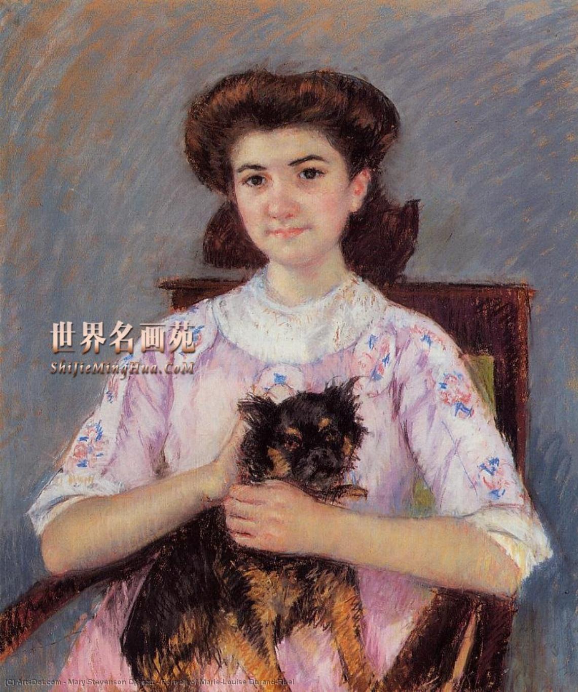 Wikioo.org - The Encyclopedia of Fine Arts - Painting, Artwork by Mary Stevenson Cassatt - Portrait of Marie-Louise Durand-Ruel