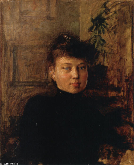 Wikioo.org - The Encyclopedia of Fine Arts - Painting, Artwork by Akseli Gallen Kallela - Portrait of Mary Slöör