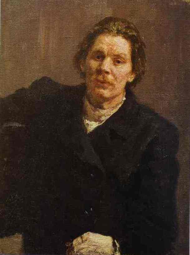 WikiOO.org - Εγκυκλοπαίδεια Καλών Τεχνών - Ζωγραφική, έργα τέχνης Ilya Yefimovich Repin - Portrait of Maxim Gorky.