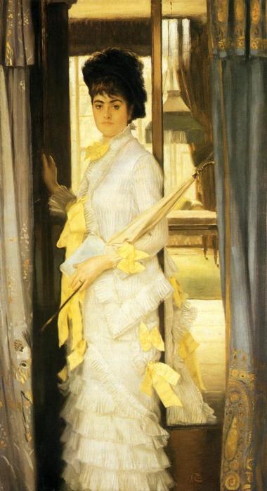 Wikioo.org - The Encyclopedia of Fine Arts - Painting, Artwork by James Jacques Joseph Tissot - Portrait of Miss Lloye