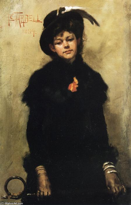 Wikioo.org – La Enciclopedia de las Bellas Artes - Pintura, Obras de arte de Edmund Charles Tarbell - Retrato de la señorita McKay
