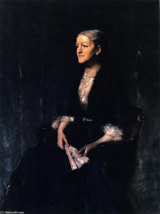 Wikioo.org - The Encyclopedia of Fine Arts - Painting, Artwork by William Merritt Chase - Portrait of Mrs. G (Cornelia Rogers Huntington Greer)