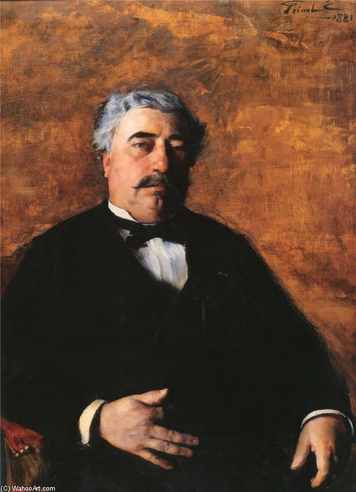 Wikioo.org - The Encyclopedia of Fine Arts - Painting, Artwork by Émile Friant - Portrait of M. Sidrot