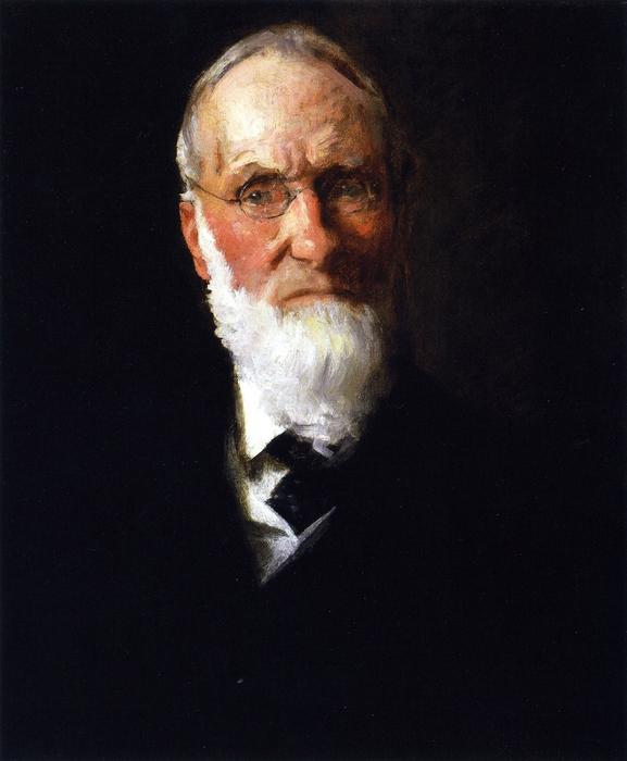 WikiOO.org - Encyclopedia of Fine Arts - Maľba, Artwork William Merritt Chase - Portrait of My Father