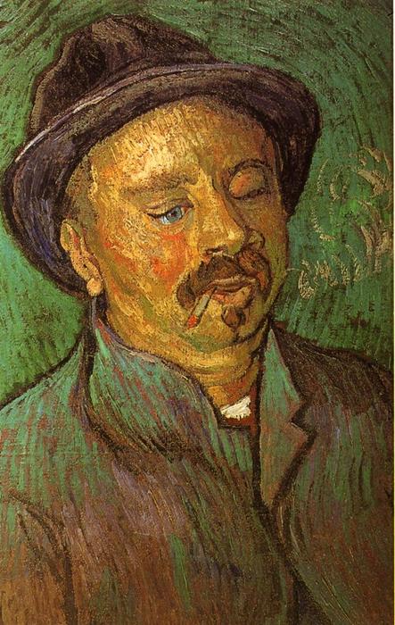 Wikioo.org – La Enciclopedia de las Bellas Artes - Pintura, Obras de arte de Vincent Van Gogh - Retrato de un One-Eyed Hombre