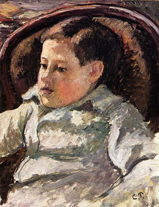 Wikioo.org - Die Enzyklopädie bildender Kunst - Malerei, Kunstwerk von Camille Pissarro - Portrait Paulemile