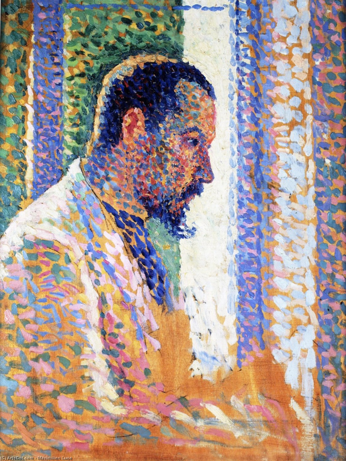Wikioo.org - Bách khoa toàn thư về mỹ thuật - Vẽ tranh, Tác phẩm nghệ thuật Maximilien Luce - Portrait of Paul Signac