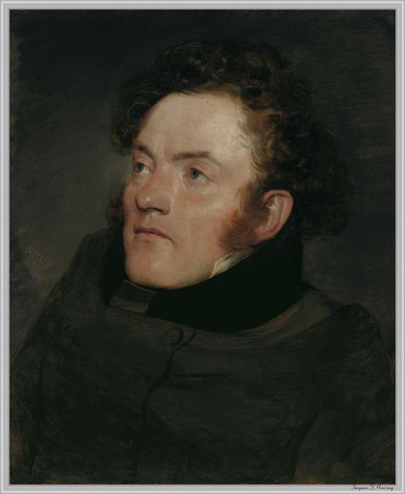 WikiOO.org - Encyclopedia of Fine Arts - Målning, konstverk Friedrich Ritter Von Amerling - Portrait of Peter Fendi