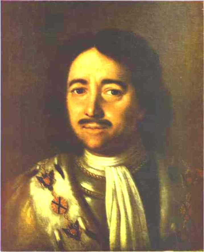 WikiOO.org - 백과 사전 - 회화, 삽화 Alexey Petrovich Antropov - Portrait of Peter the Great