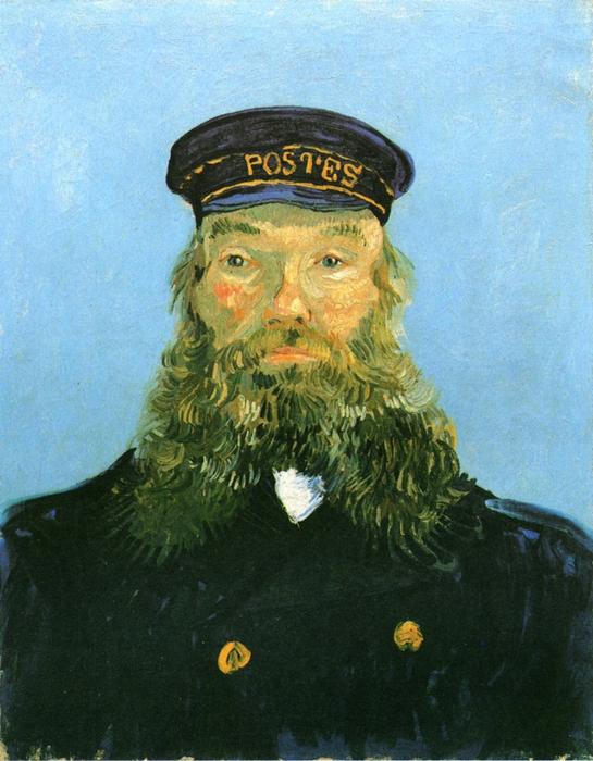 WikiOO.org - Encyclopedia of Fine Arts - Maľba, Artwork Vincent Van Gogh - Portrait of the Postman Joseph Roulin