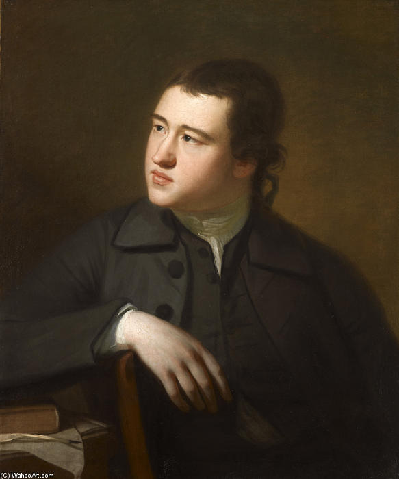 Wikioo.org - The Encyclopedia of Fine Arts - Painting, Artwork by George Romney - Portrait of the Reverend William Atkinson