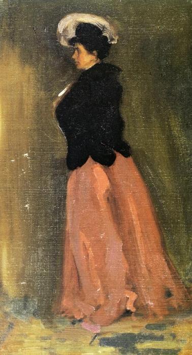 WikiOO.org - Енциклопедія образотворчого мистецтва - Живопис, Картини
 Alfred Henry Maurer - Portrait of Rosalie Fitzpatrick Riz''''
